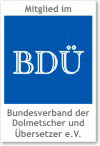 Suzanne und Georg Eisenmann sind Mitglied im BDÜ